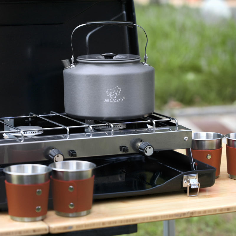 Load image into Gallery viewer, BULIN Camping Kettle Set with 4 Cups