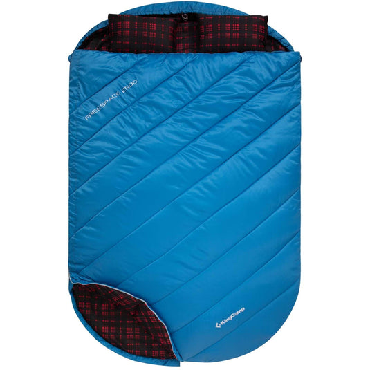 KingCamp FREESPACE 250D Double-Sized Sleeping Bag Blue