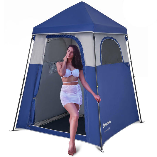 KingCamp Outdoor Shower Tents for Camping, Portable Instant Pop Up Privacy Tent