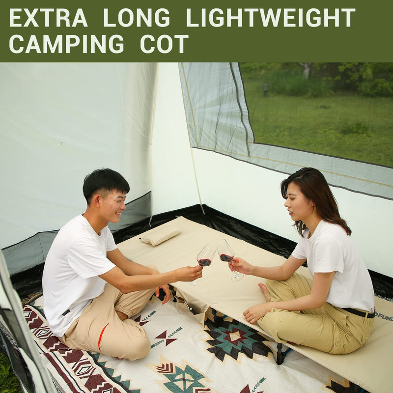 Load image into Gallery viewer, FUNDANGO Aluminum Folding Cot L