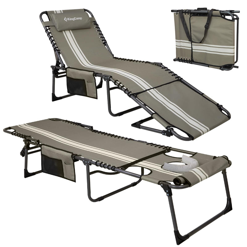 Load image into Gallery viewer, KingCamp MAGNOLIA B10 Backpack Chaise Lounge With Face Hole