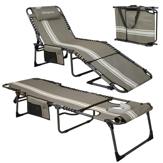 KingCamp MAGNOLIA B10 Backpack Chaise Lounge With Face Hole