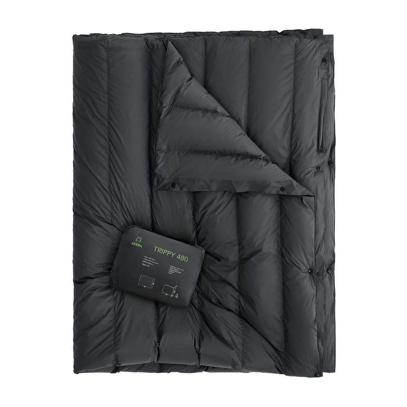Load image into Gallery viewer, ATEPA Down Blanket TRIPPY 480 Waterproof Wearable Compact Blanket