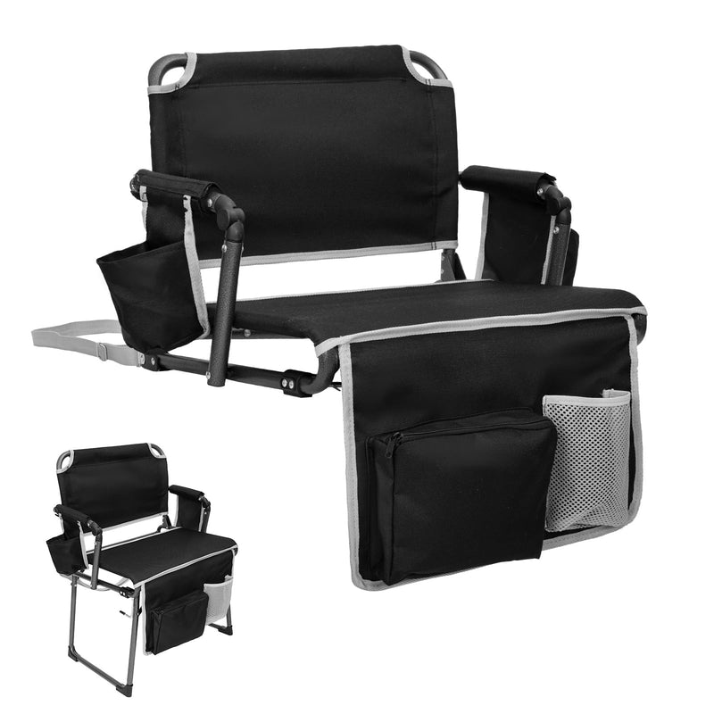 Load image into Gallery viewer, FUNDANGO Stadium Seat for Bleachers with Back Support