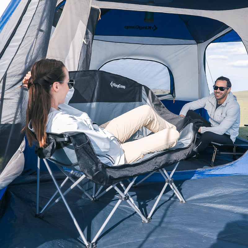 Cargue la imagen en el visor de la galería, KingCamp Double Sofa Chair Camping Loveseat