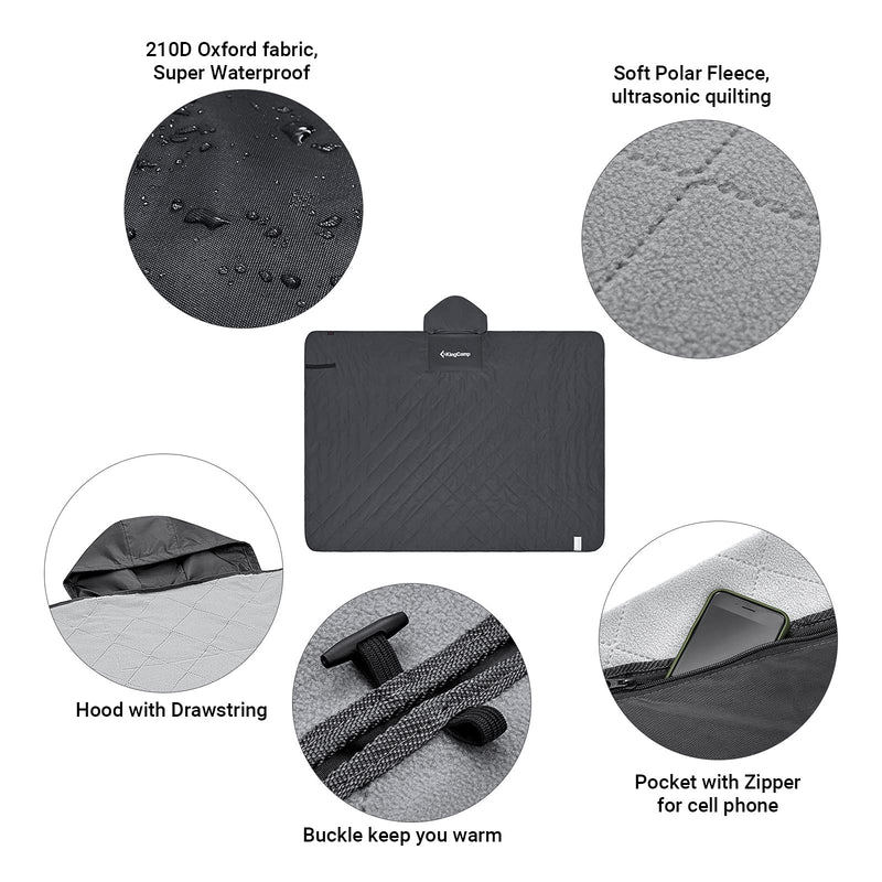 Load image into Gallery viewer, KingCamp ANNA Picnic Rug 3-in-1 Outdoor Blanket