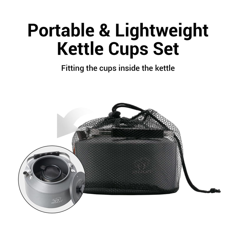 Load image into Gallery viewer, BUNLIN 2.2L Camping Kettle Set