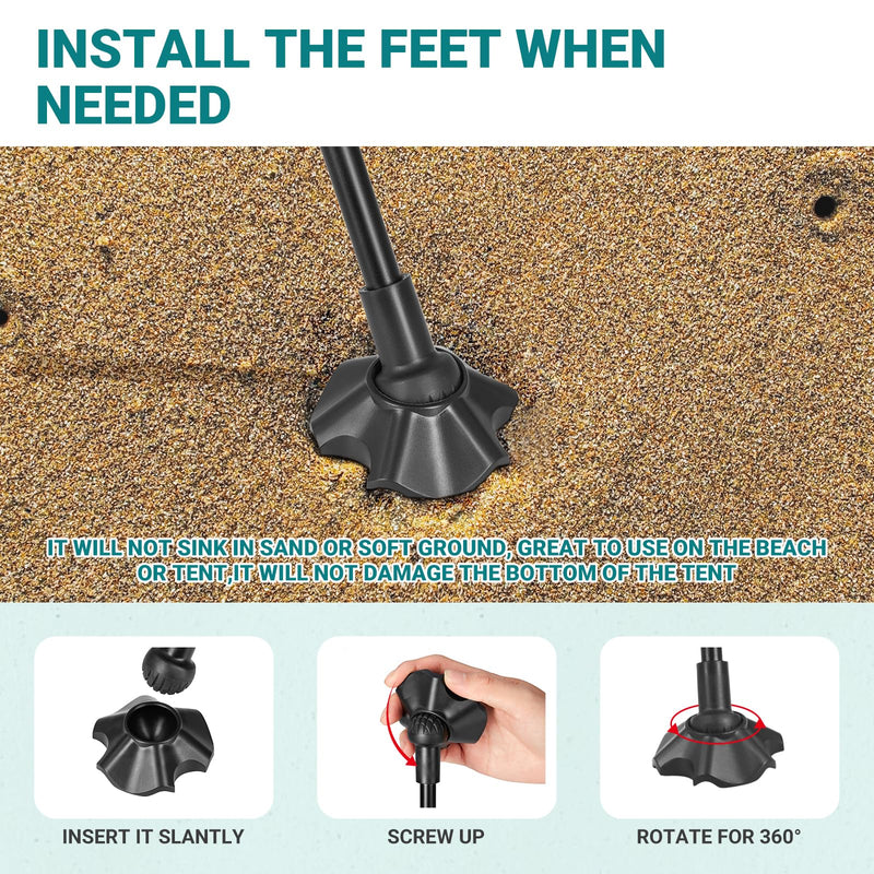 Load image into Gallery viewer, ATEPA Ultralight Square Tall Camping Chair