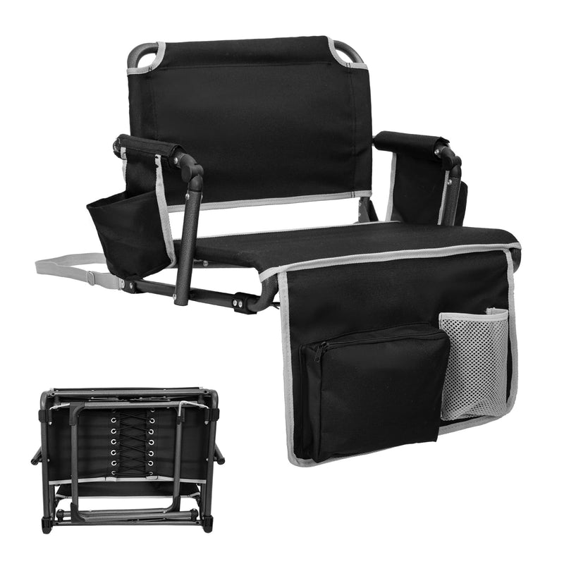 Load image into Gallery viewer, FUNDANGO Stadium Seat for Bleachers with Back Support