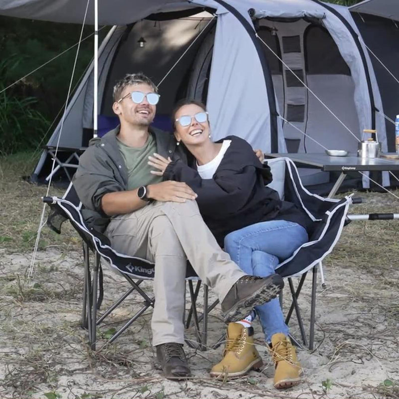 Cargue la imagen en el visor de la galería, KingCamp Double Sofa Chair Camping Loveseat