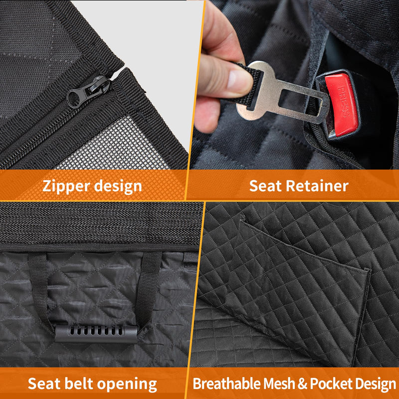 Load image into Gallery viewer, KingCamp PETS Dog Car Seat Cover for Back Seat