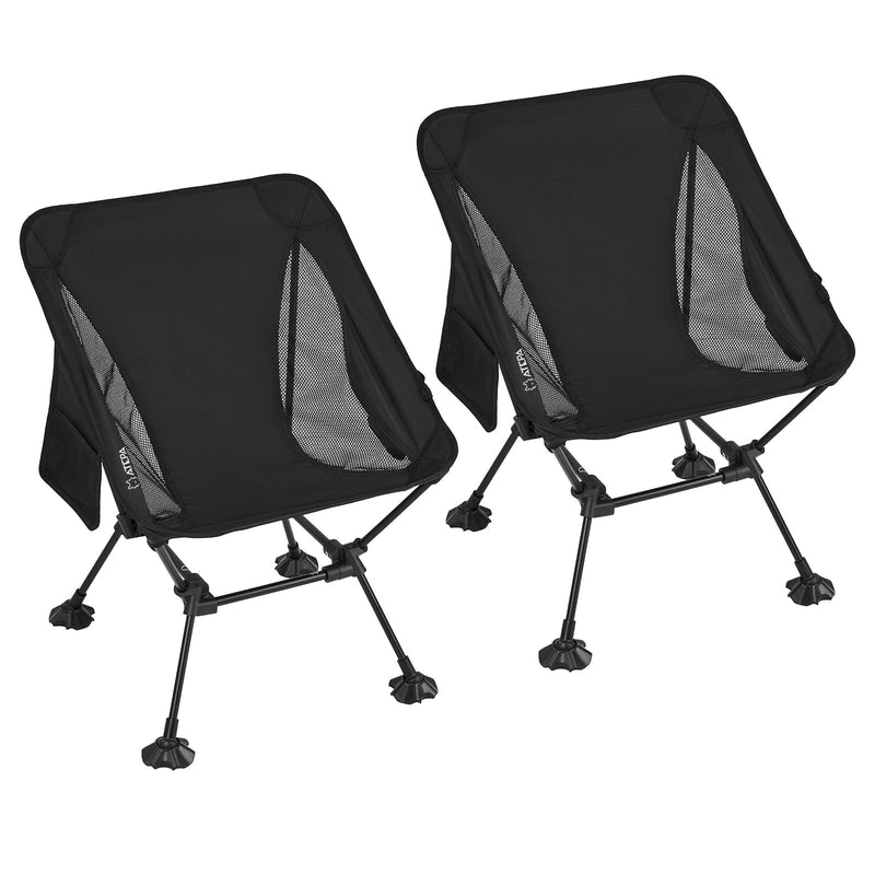 Load image into Gallery viewer, ATEPA Ultralight Square Tall Camping Chair 2 Pack