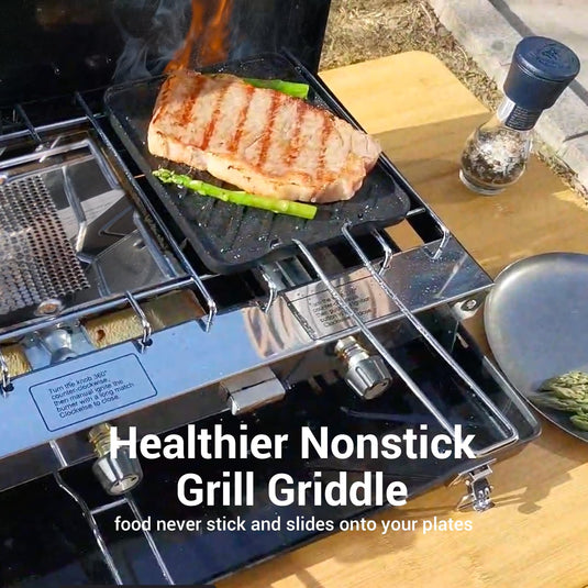 FINEFLAME Portable 3-Burner Camping Stove