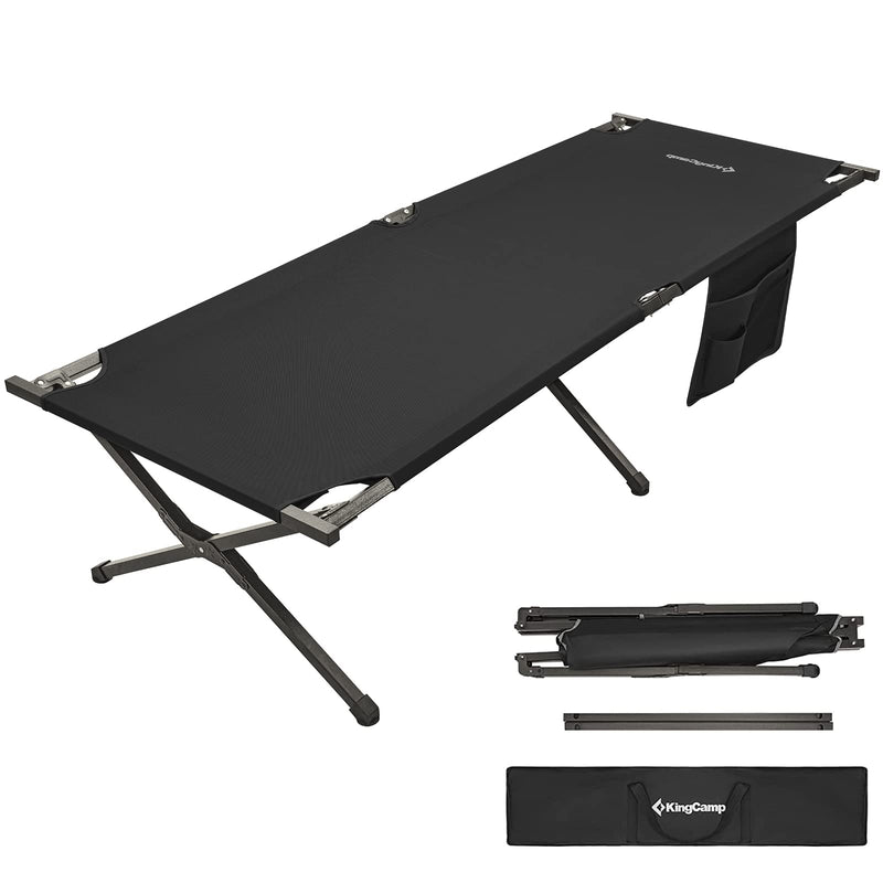 Load image into Gallery viewer, KingCamp BANYAN Steel Army Cot L Family Comfort Bed