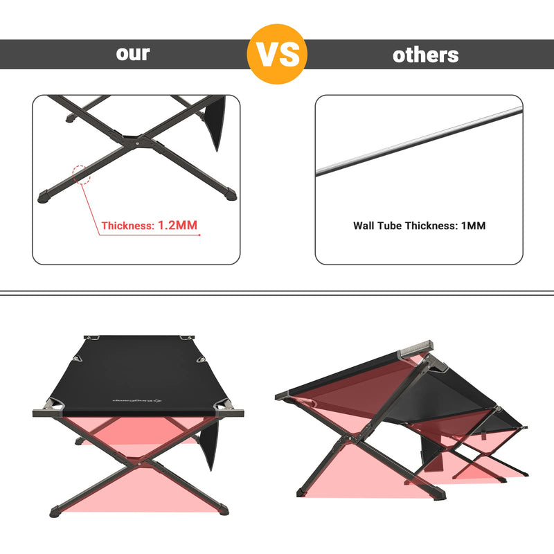 Load image into Gallery viewer, KingCamp BANYAN Steel Army Cot L Family Comfort Bed