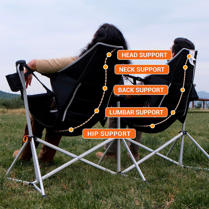 Cargue la imagen en el visor de la galería, KingCamp ORCHID C30 Double Hammock Camping Chairs