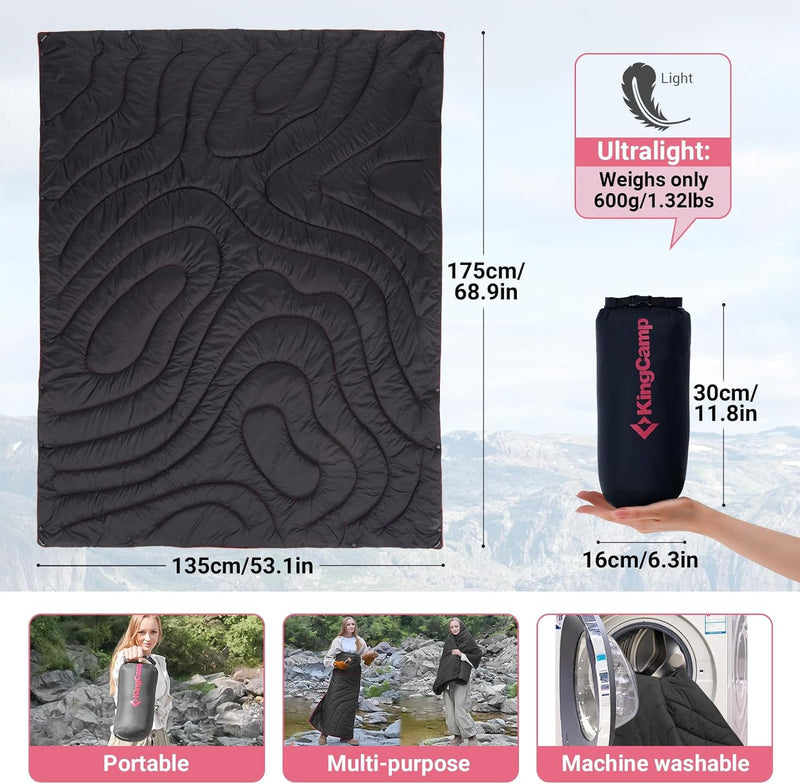 Laden Sie das Bild in Galerie -Viewer, KingCamp BLANKET SMART 150 Ganzjahres-Outdoordecke