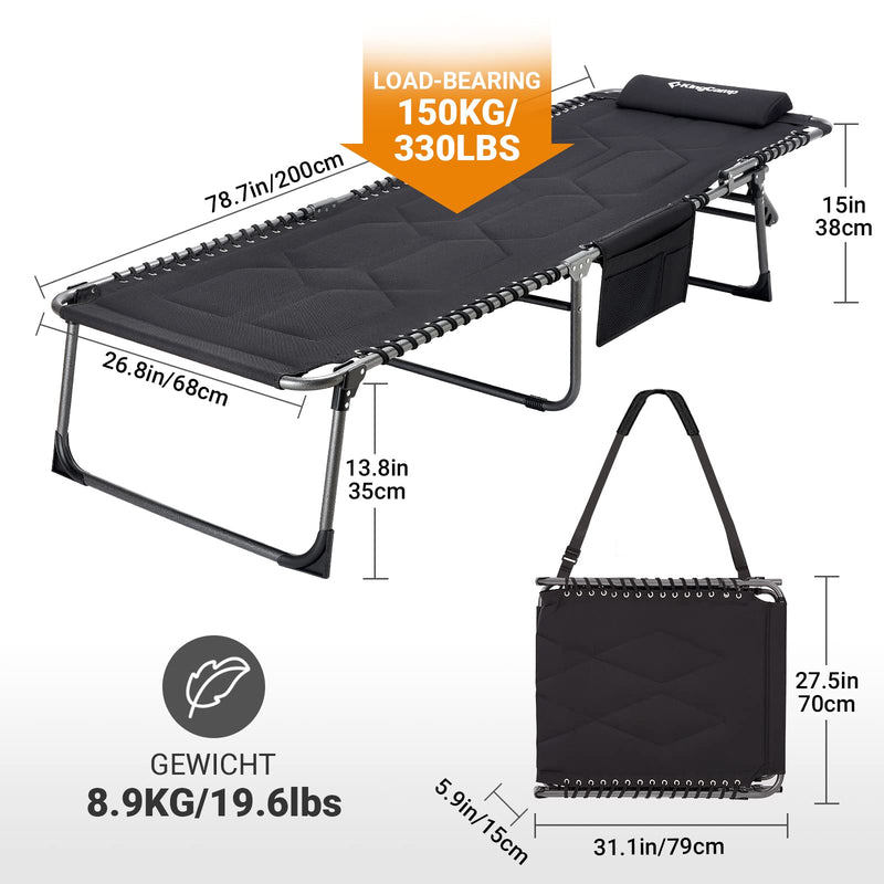 Load image into Gallery viewer, KingCamp BAVARIA Cozy Chair Set of 2