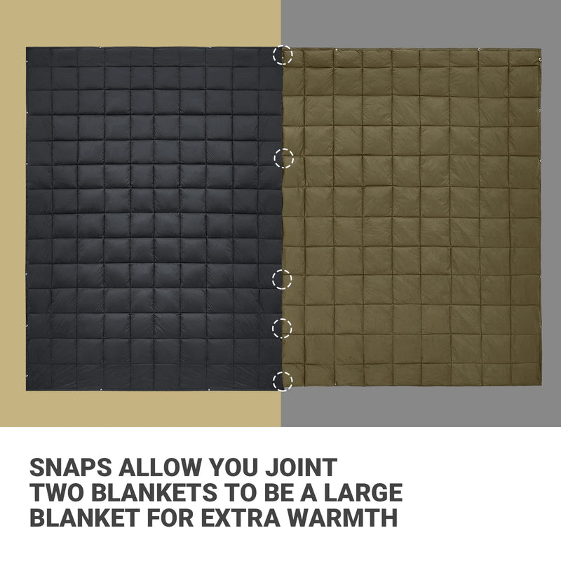 Load image into Gallery viewer, KingCamp BLANKET Travel Blanket Black