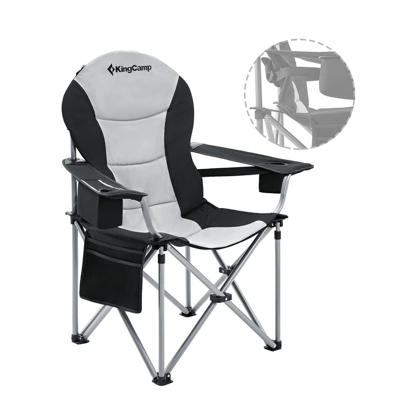 Load image into Gallery viewer, KingCamp Camping Armchair Heavy Duty Ergonomic Padded Arm Chair