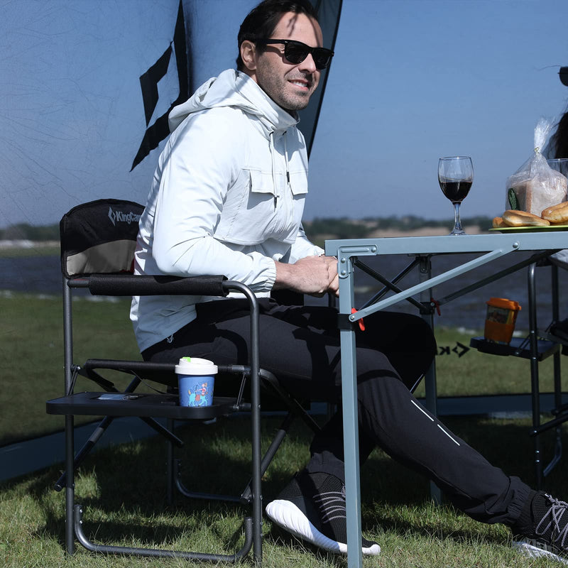 Load image into Gallery viewer, KingCamp Comfort Folding Director's Chair