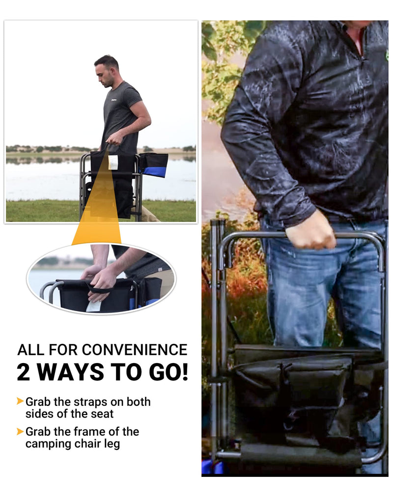 Load image into Gallery viewer, KingCamp Comfort Folding Director's Chair