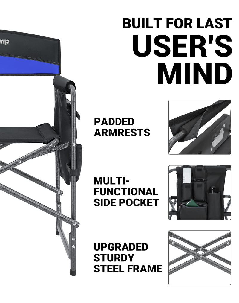 Load image into Gallery viewer, KingCamp Comfort Folding Director's Chair