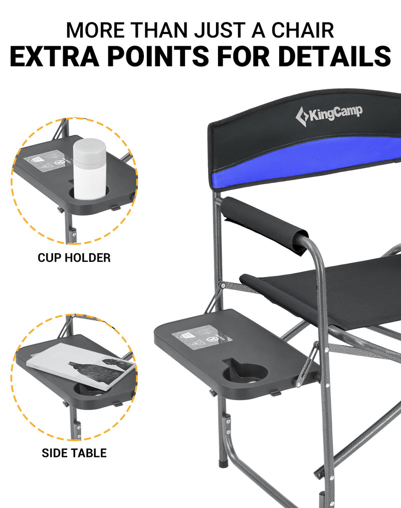 Load image into Gallery viewer, KingCamp Comfort Folding Director's Chair