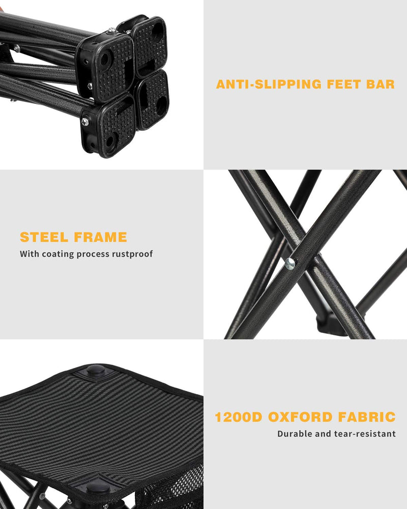 Load image into Gallery viewer, KingCamp Mini Folding Stool