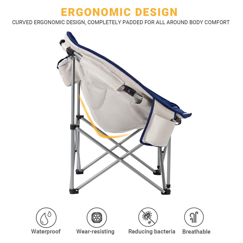 Load image into Gallery viewer, KingCamp Saucer Chair Camping Chair