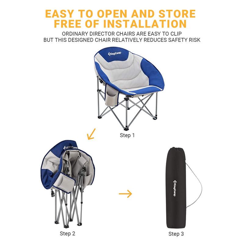 Load image into Gallery viewer, KingCamp Saucer Chair Camping Chair