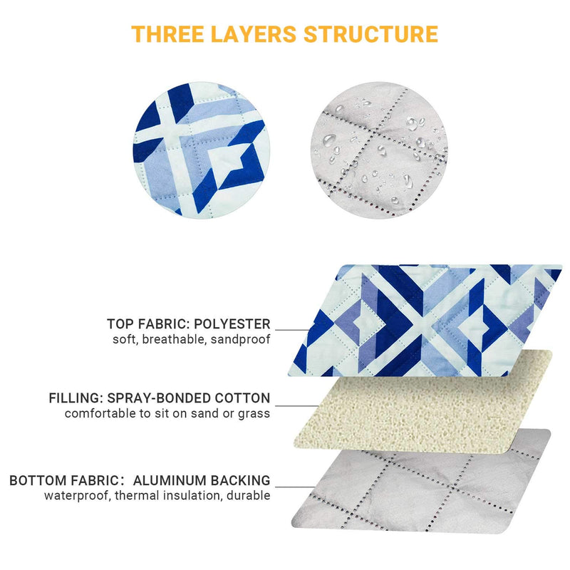 Cargue la imagen en el visor de la galería, KingCamp ARIEL Picnic Rug Travel and Picnic Blanket