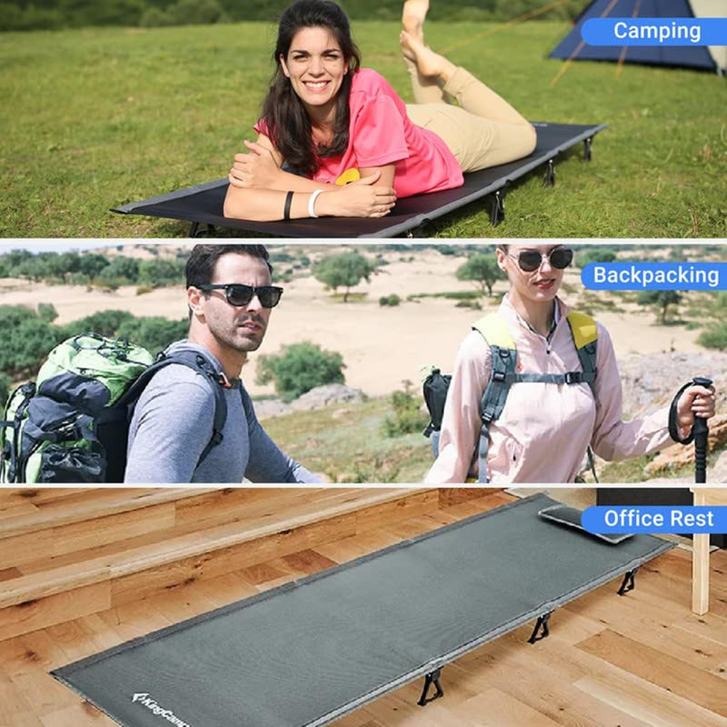 Load image into Gallery viewer, KingCamp Oversized Folding Camping Cots Ultralight Sleeping Cots