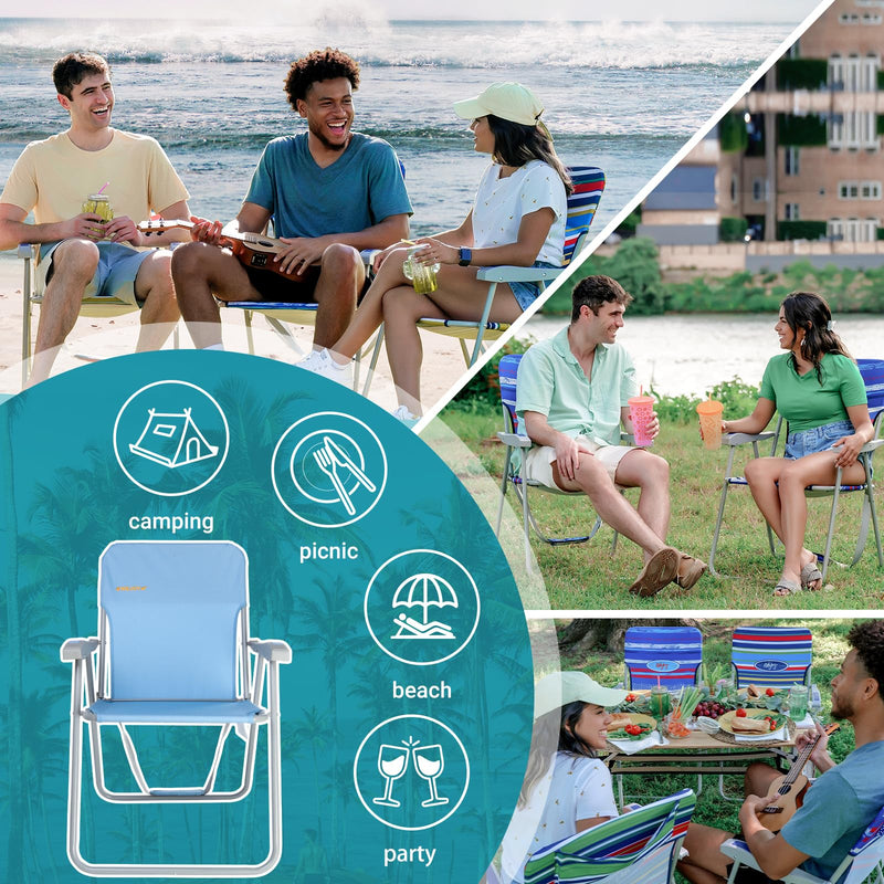 Load image into Gallery viewer, WEJOY Tall Beach Chair