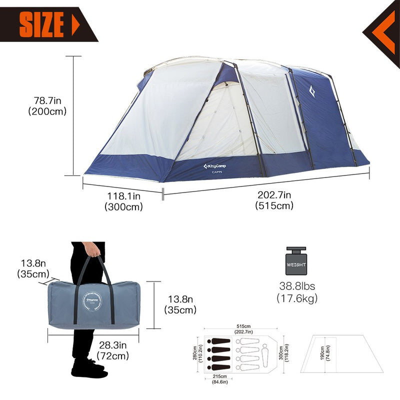 Load image into Gallery viewer, KingCamp CAPRI Car Camping Tents