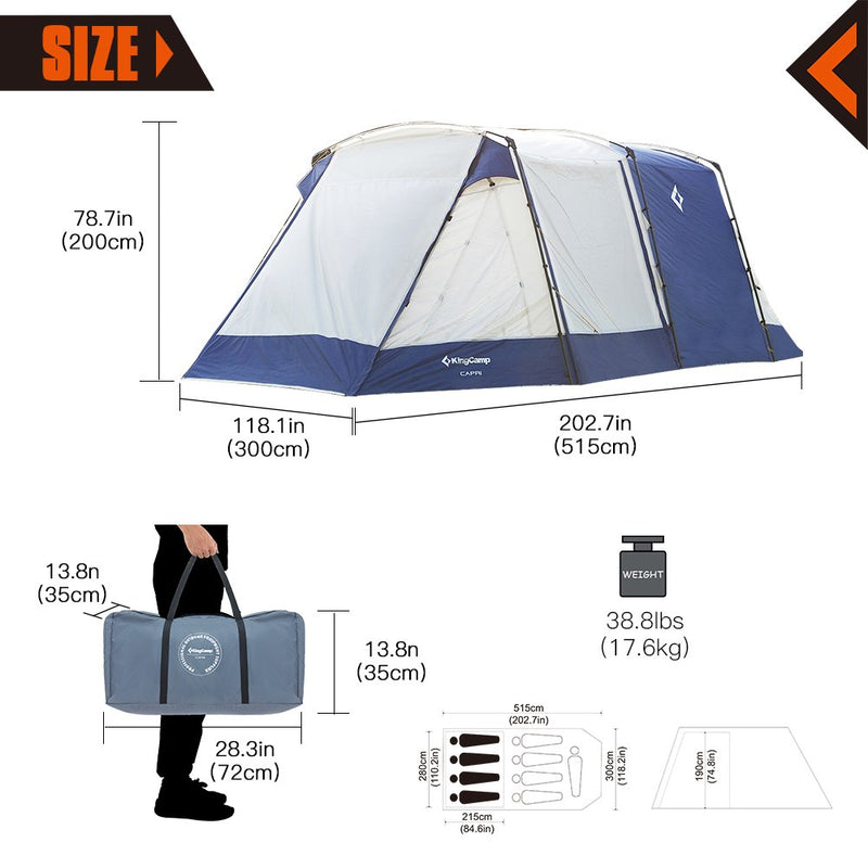 Load image into Gallery viewer, KingCamp CAPRI Car Camping Tents
