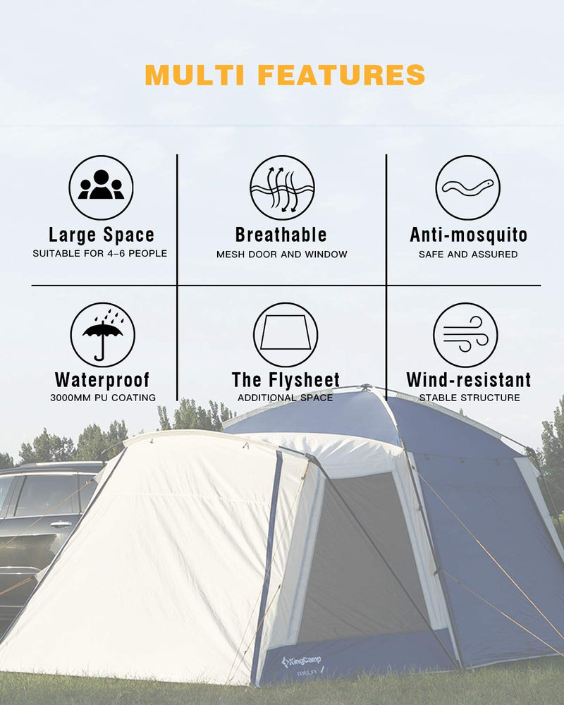 Load image into Gallery viewer, KingCamp MEIFI PLUS SUV Car Camping Tents