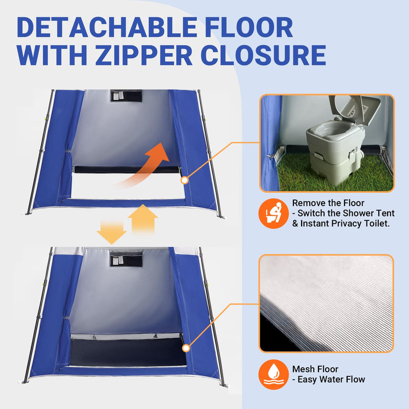 Load image into Gallery viewer, KingCamp Outdoor Shower Tents for Camping Portable Instant Pop Up Privacy Tent