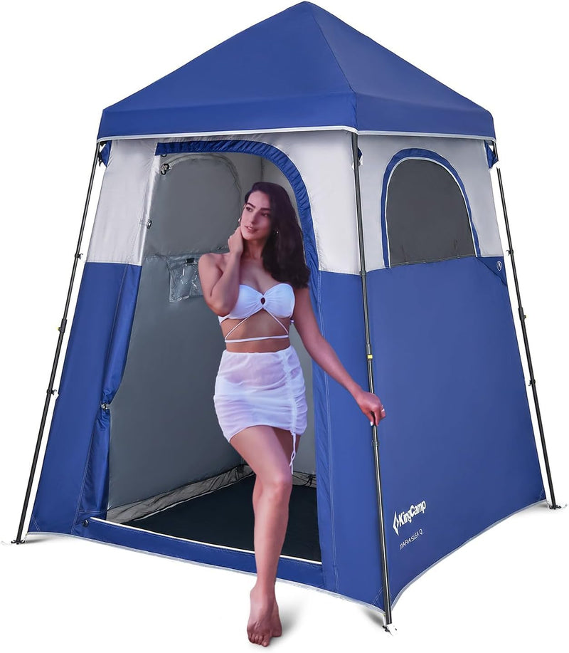 Load image into Gallery viewer, KingCamp Outdoor Shower Tents for Camping Portable Instant Pop Up Privacy Tent