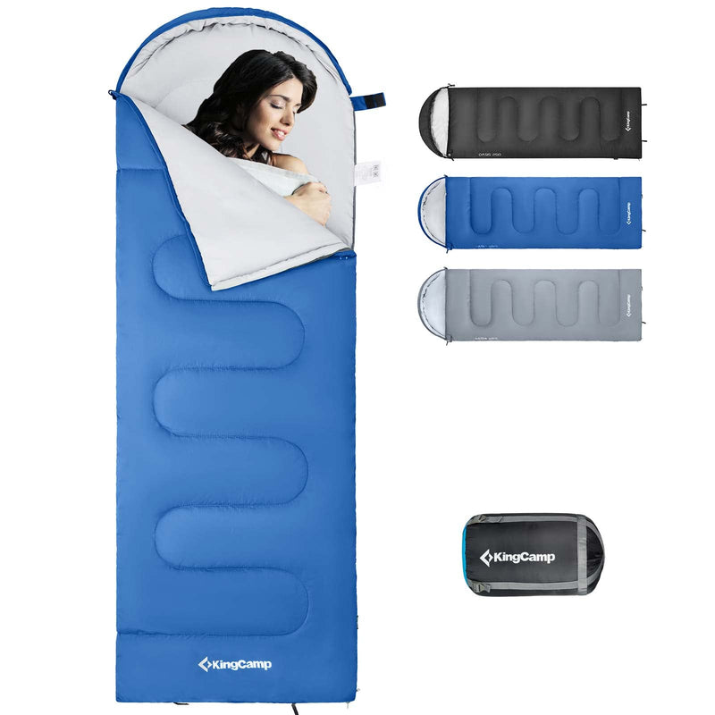 Load image into Gallery viewer, KingCamp Oasis 250 Sleeping Bag-Envelope With Hood