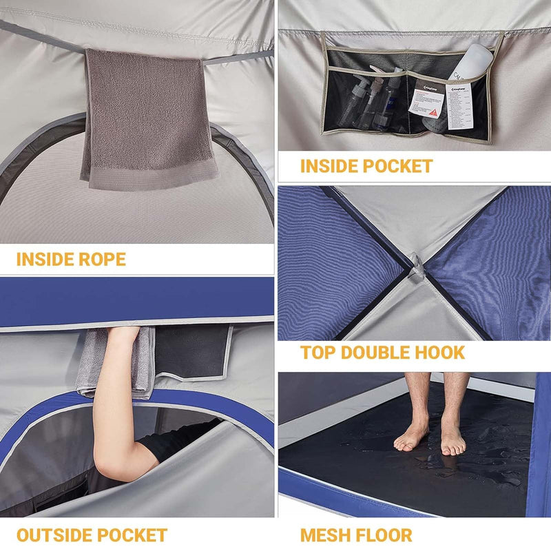 Cargue la imagen en el visor de la galería, Refugio de privacidad para carpa de ducha KingCamp MARASUSA