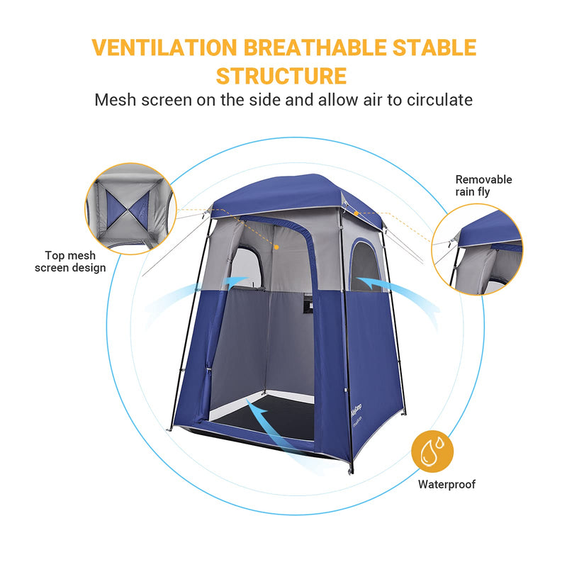 Cargue la imagen en el visor de la galería, Refugio de privacidad para carpa de ducha KingCamp MARASUSA