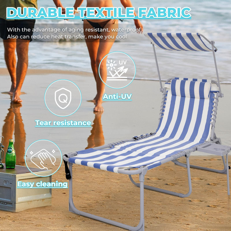 Load image into Gallery viewer, WEJOY Cool Lounge Chair Plus Folding Chaise Lounge Chair with Adjustable Back