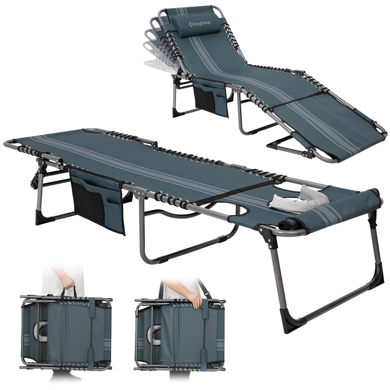 Load image into Gallery viewer, KingCamp MAGNOLIA B10 Backpack Chaise Lounge With Face Hole