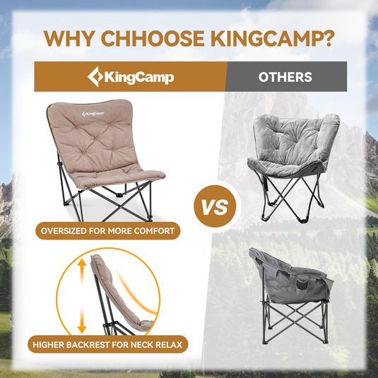 KingCamp C20 B Oversized Butterfly Camp Chair