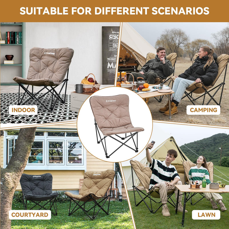 Load image into Gallery viewer, KingCamp C20 B Oversized Butterfly Camp Chair