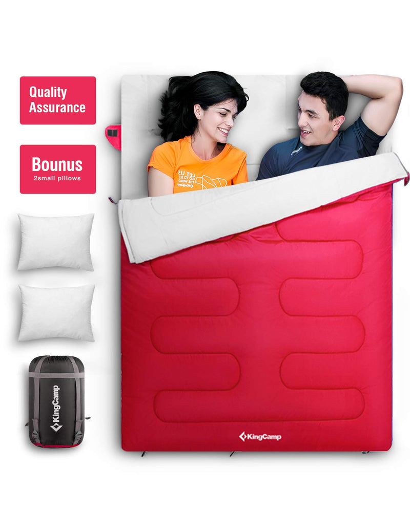 Cargue la imagen en el visor de la galería, Saco de dormir KingCamp OXYGEN 250D con doble capucha