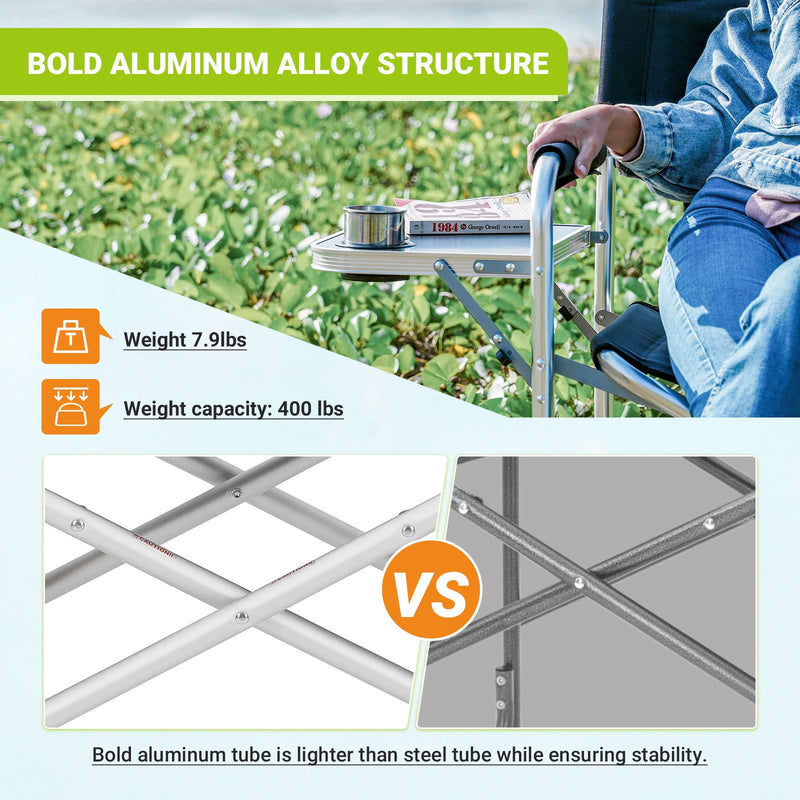 Cargue la imagen en el visor de la galería, FUNDANGO Lightweight Director's Chair