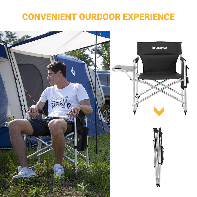 Cargue la imagen en el visor de la galería, FUNDANGO Lightweight Director's Chair