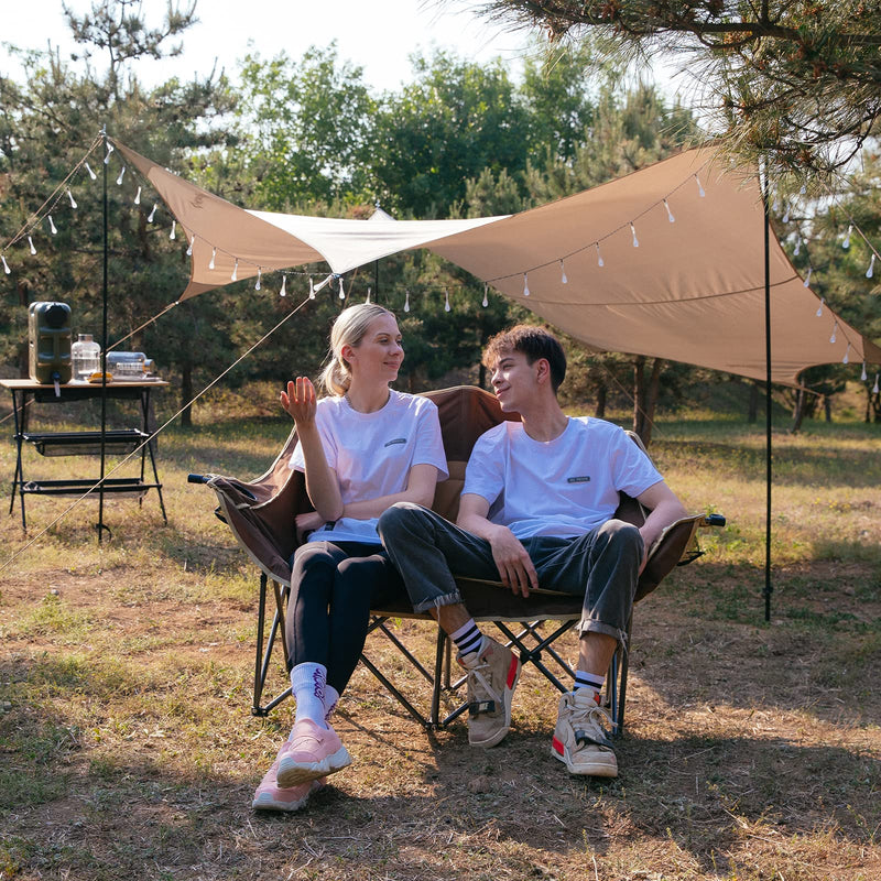 Cargue la imagen en el visor de la galería, KingCamp Double Sofa Chair Camping Loveseat